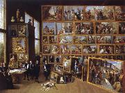 Arobduke Leopold Wilhelm in his gallery in Brussels, David Teniers